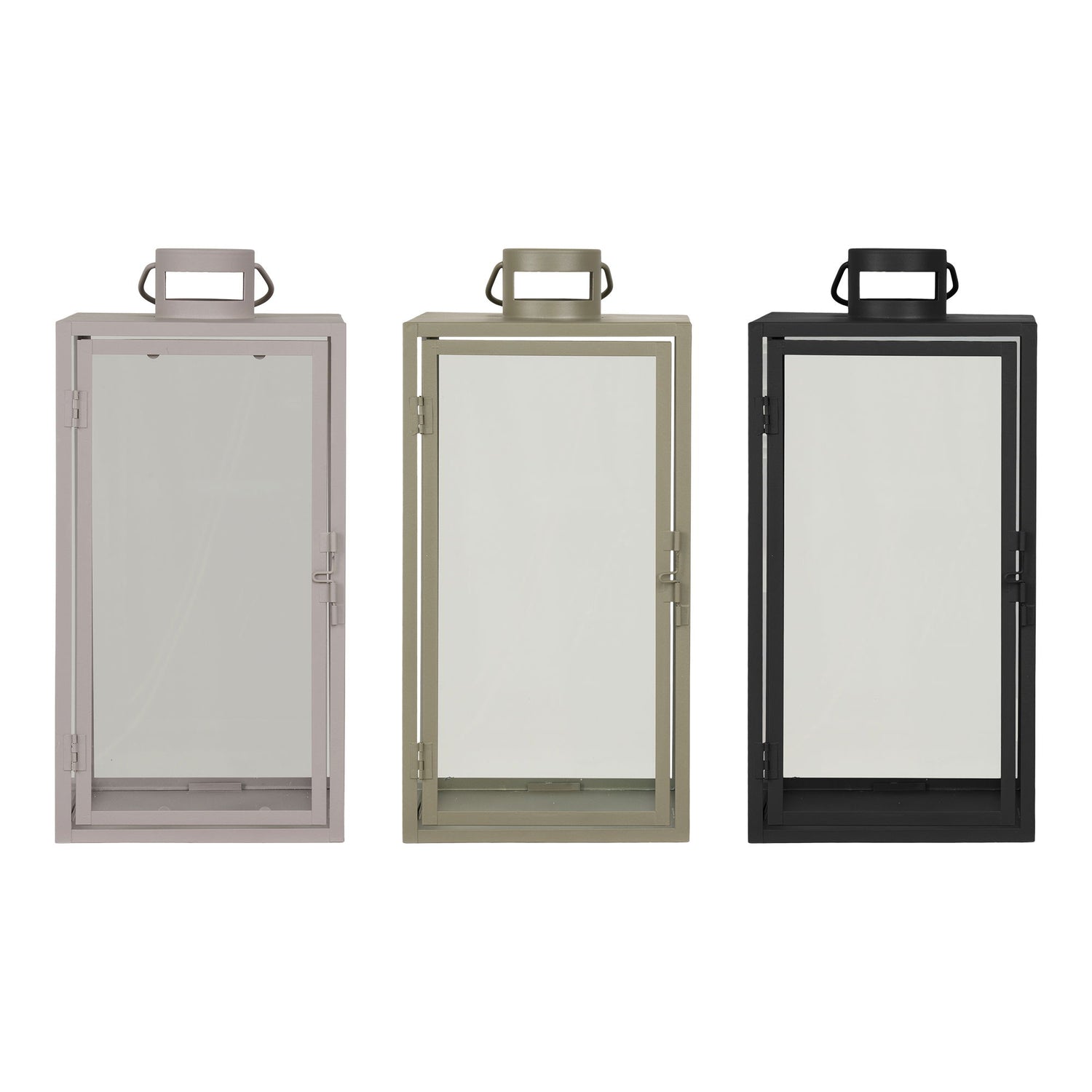 Alabama Lantern Display - Lanterns Display, Black, Beige, Vihreä sarja 36