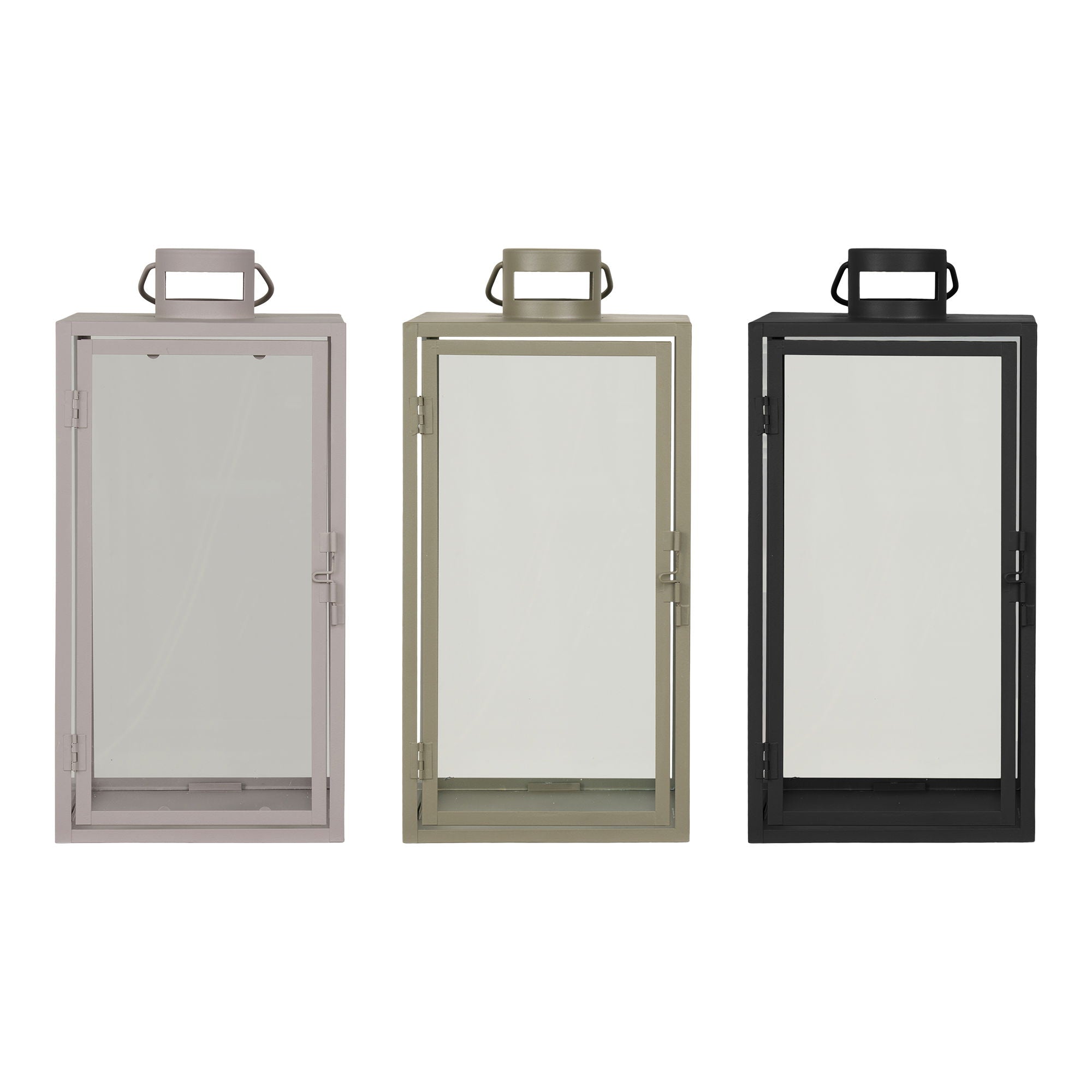 Alabama Lantern Display - Lanterns Display, Black, Beige, Vihreä sarja 36