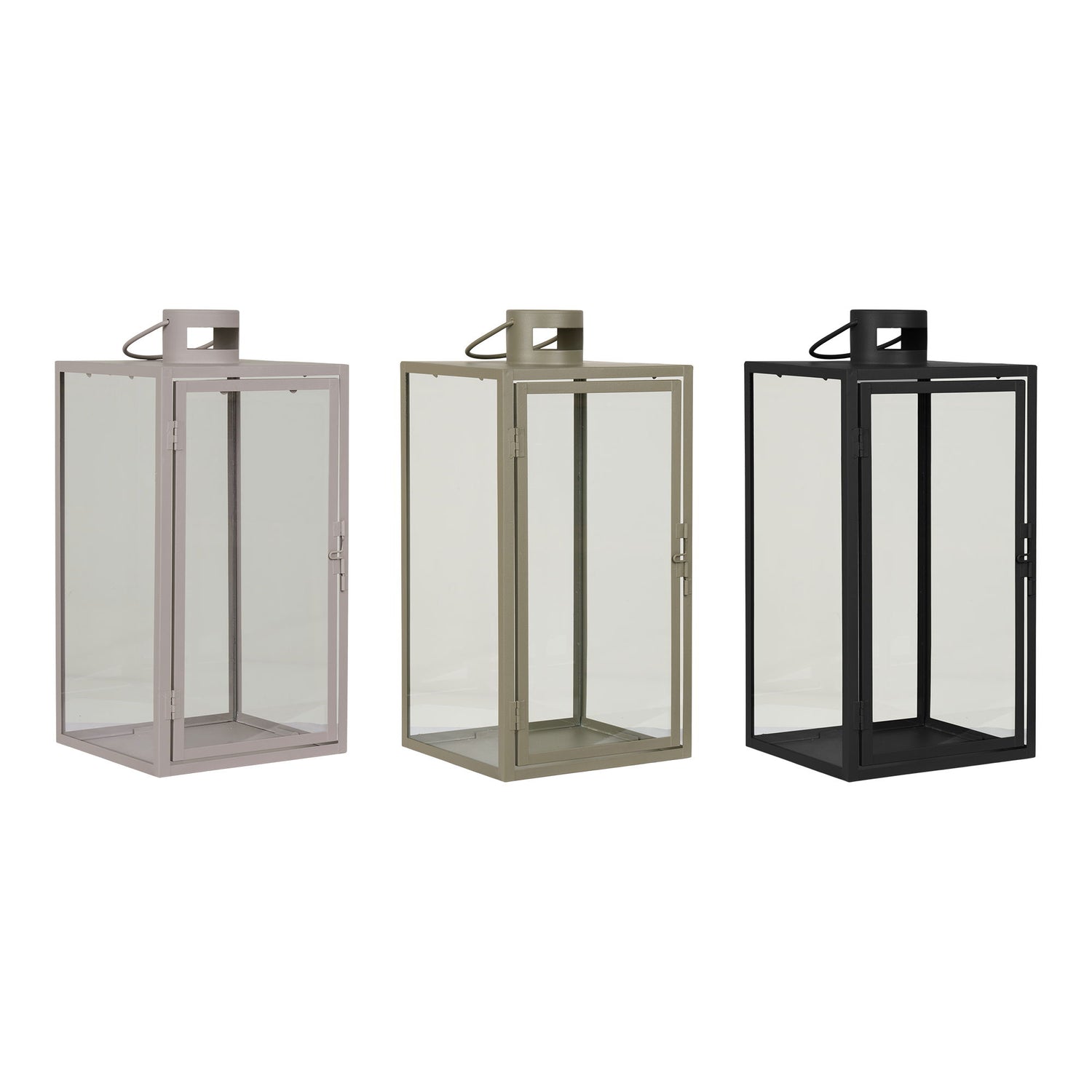 Alabama Lantern Display - Lanterns Display, Black, Beige, Vihreä sarja 36