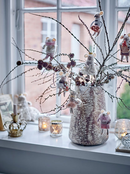 Bloomingville Gine -maljakko, kulta, kierrätetty lasi