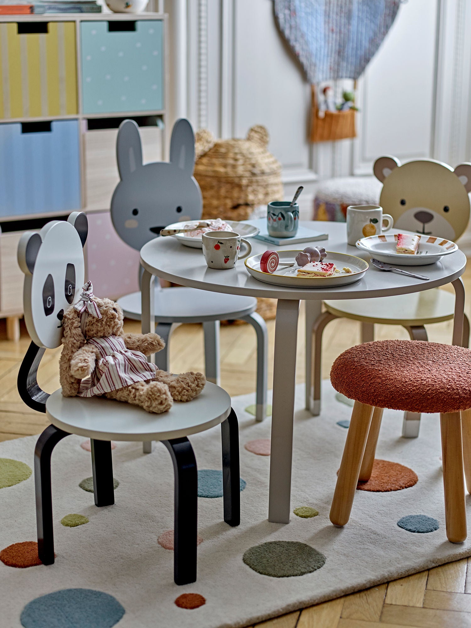 Bloomingville Mini Clennie -matto, luonto, villa