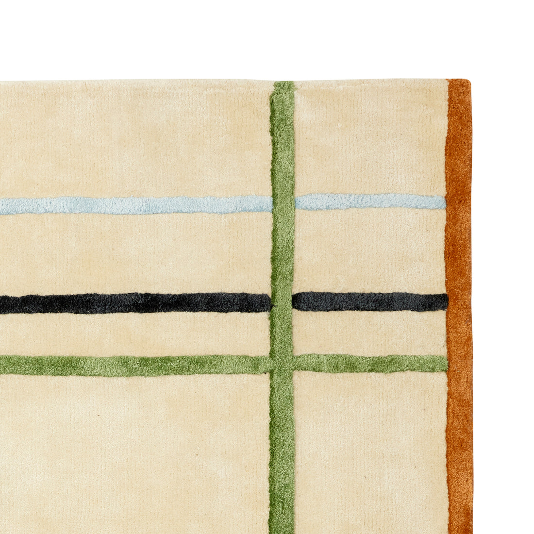 Fluffy Rug beige/monivärinen - 120x180cm
