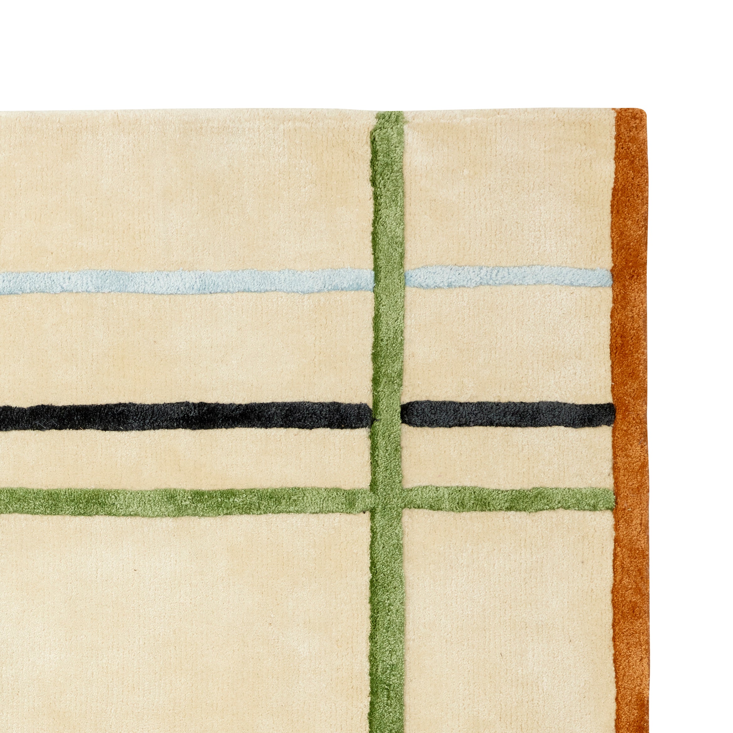 Fluffy Rug beige/monivärinen - 120x180cm