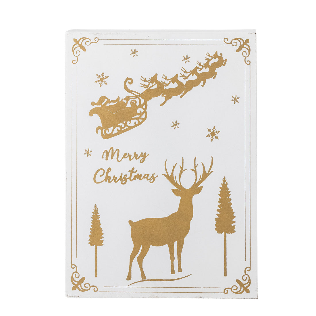 Bloomingville Elimar -kalenteri w/kevyt, valkoinen, vaneri