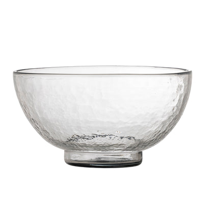 Bloomingville Taro Bowl, kirkas, kierrätetty lasi