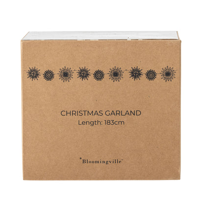 Bloomingville Bellac Garlands, White, FSC® Mix, Paper
