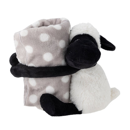 Bloomingville Mini Dolly Teddy -karhu viltti, valkoinen, polyesteri