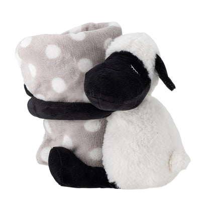 Bloomingville Mini Dolly Teddy -karhu viltti, valkoinen, polyesteri