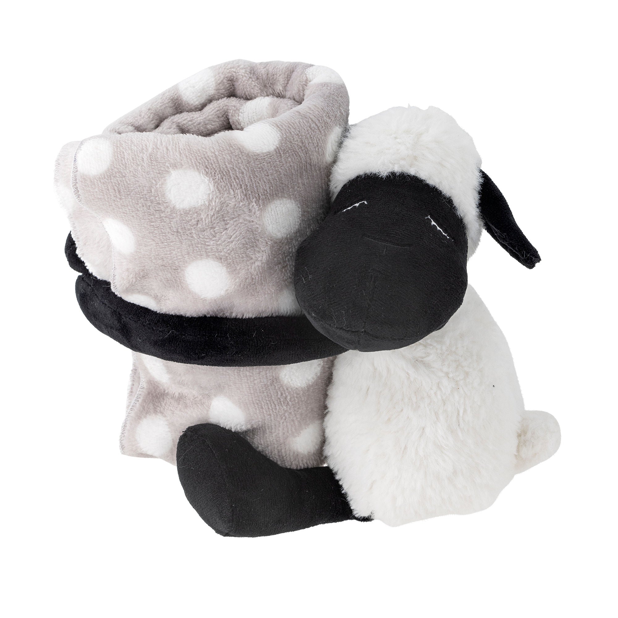 Bloomingville Mini Dolly Teddy -karhu viltti, valkoinen, polyesteri