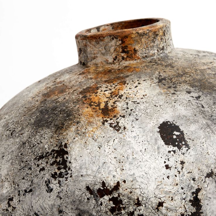 Echo 80: n potti - ruosteharmaa - Terracotta - H: 80 Ø: 45 cm