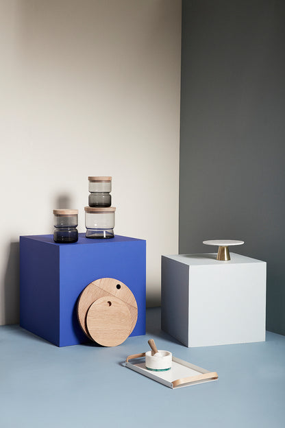 Monarch-leikkuulaudat Pyöreä Natural (2 kpl sarja) - ø33xh2, ø40xh2cm