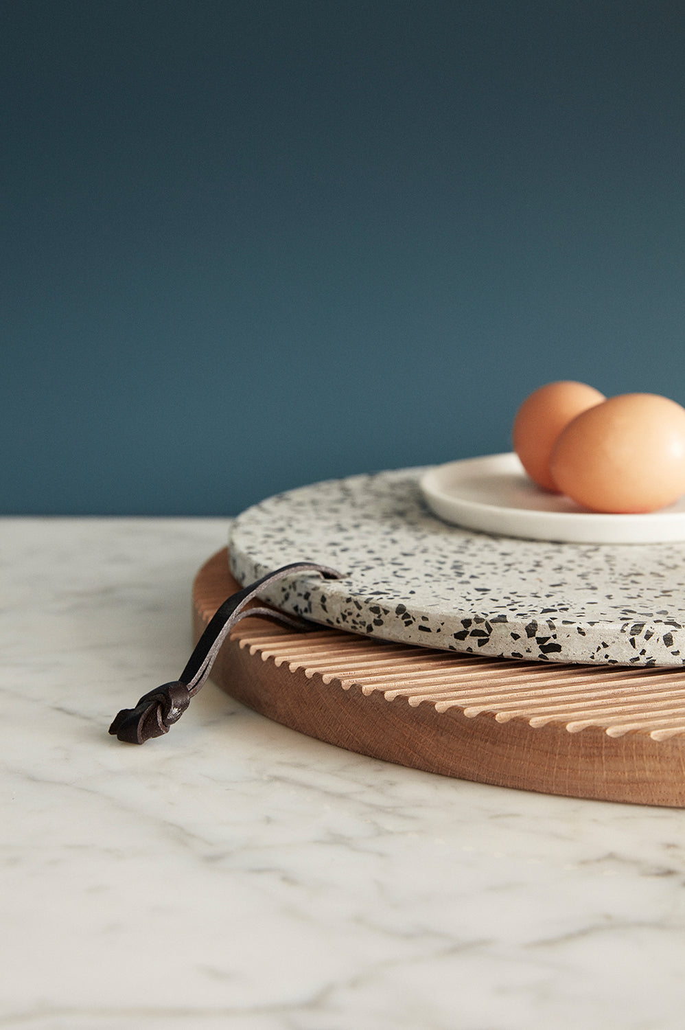 Monarch-leikkuulaudat Pyöreä Natural (2 kpl sarja) - ø33xh2, ø40xh2cm