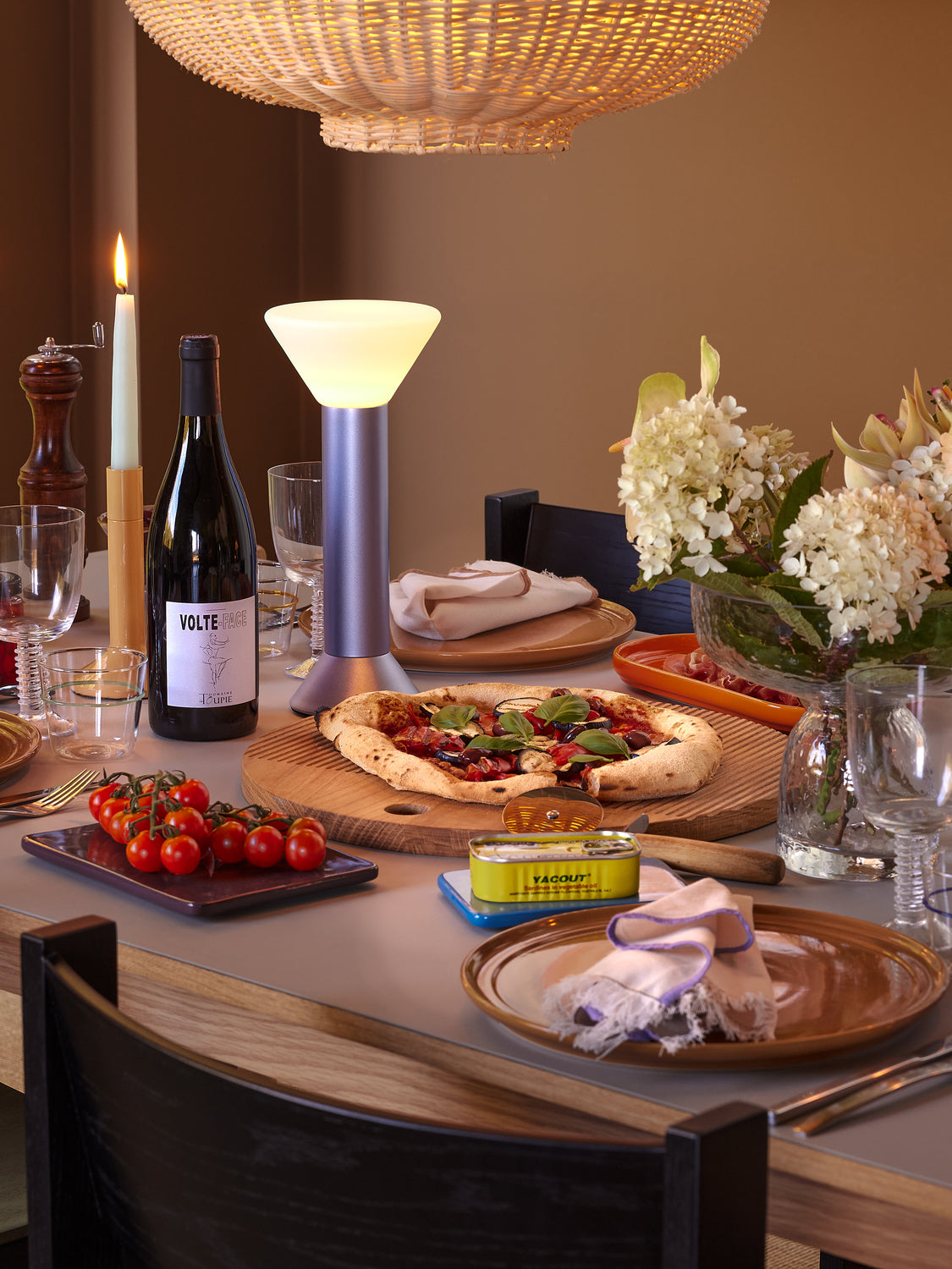 Monarch-leikkuulaudat Pyöreä Natural (2 kpl sarja) - ø33xh2, ø40xh2cm