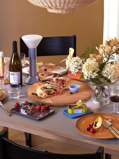 Monarch-leikkuulaudat Pyöreä Natural (2 kpl sarja) - ø33xh2, ø40xh2cm