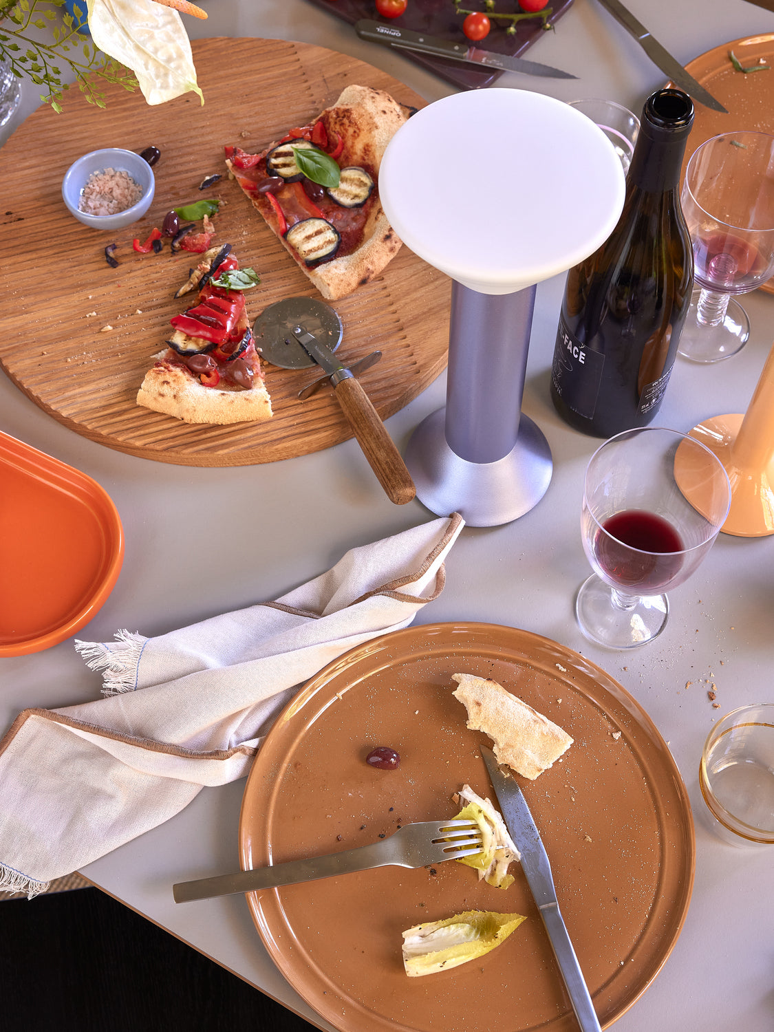 Monarch-leikkuulaudat Pyöreä Natural (2 kpl sarja) - ø33xh2, ø40xh2cm