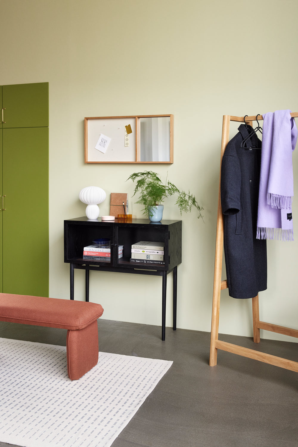 Museokonsolipöytä musta - 90x35xh90cm