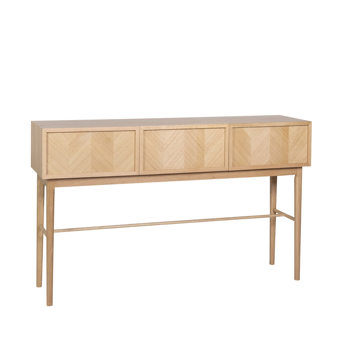 Herringbone konsolipöytälaatikot Natural - 150x38xh90cm