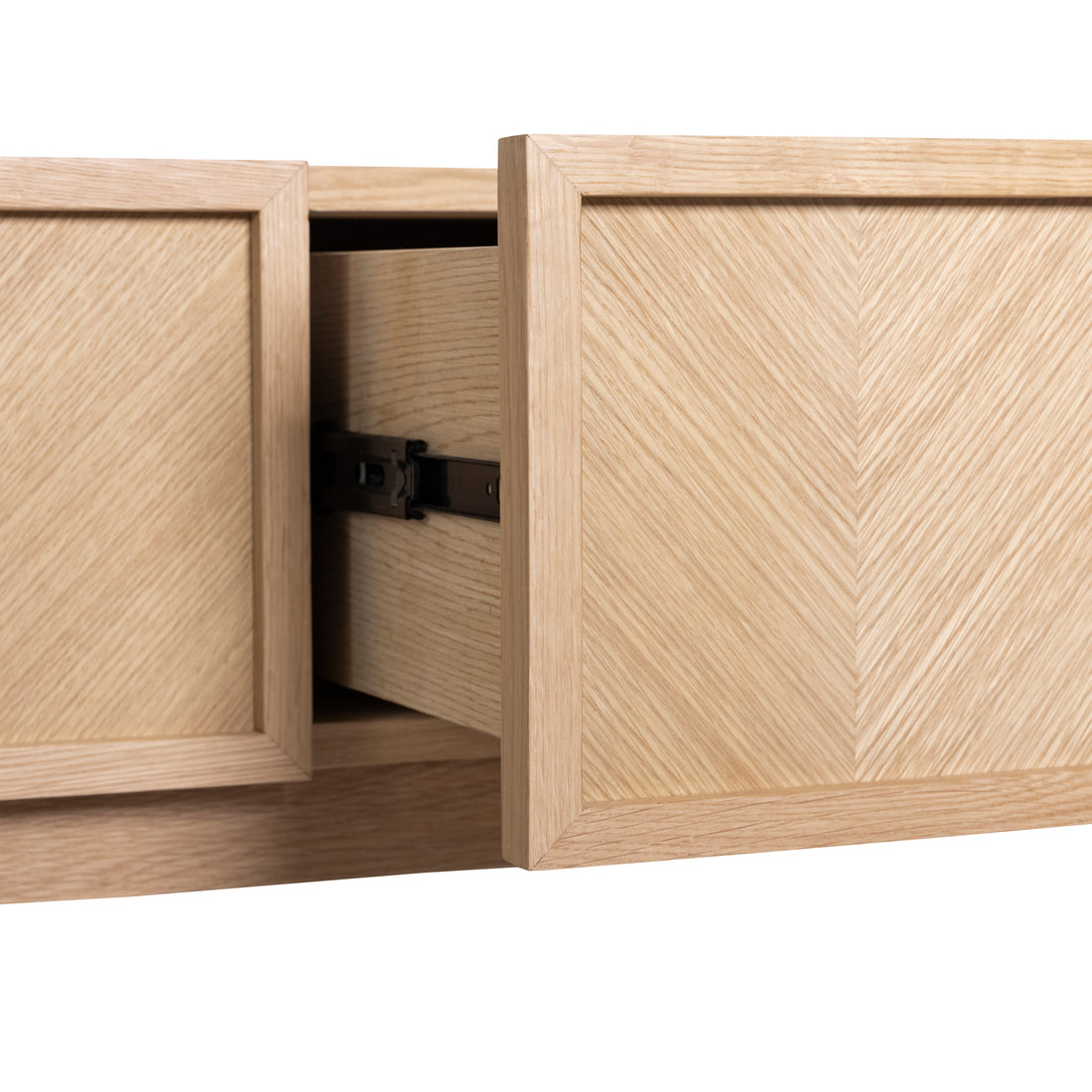 Herringbone konsolipöytälaatikot Natural - 150x38xh90cm