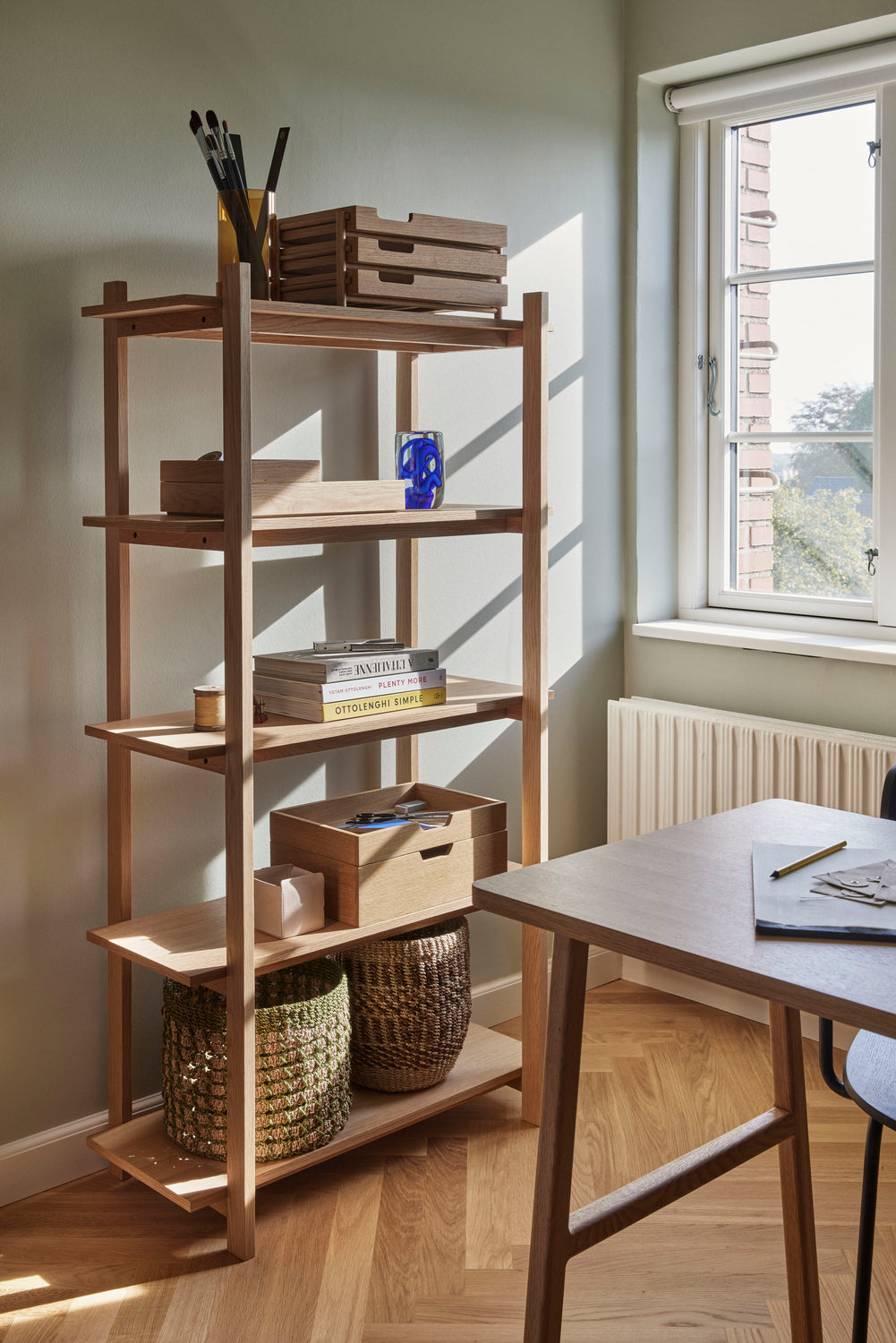 Epoch kirjahylly Natural - 80x39xh150cm