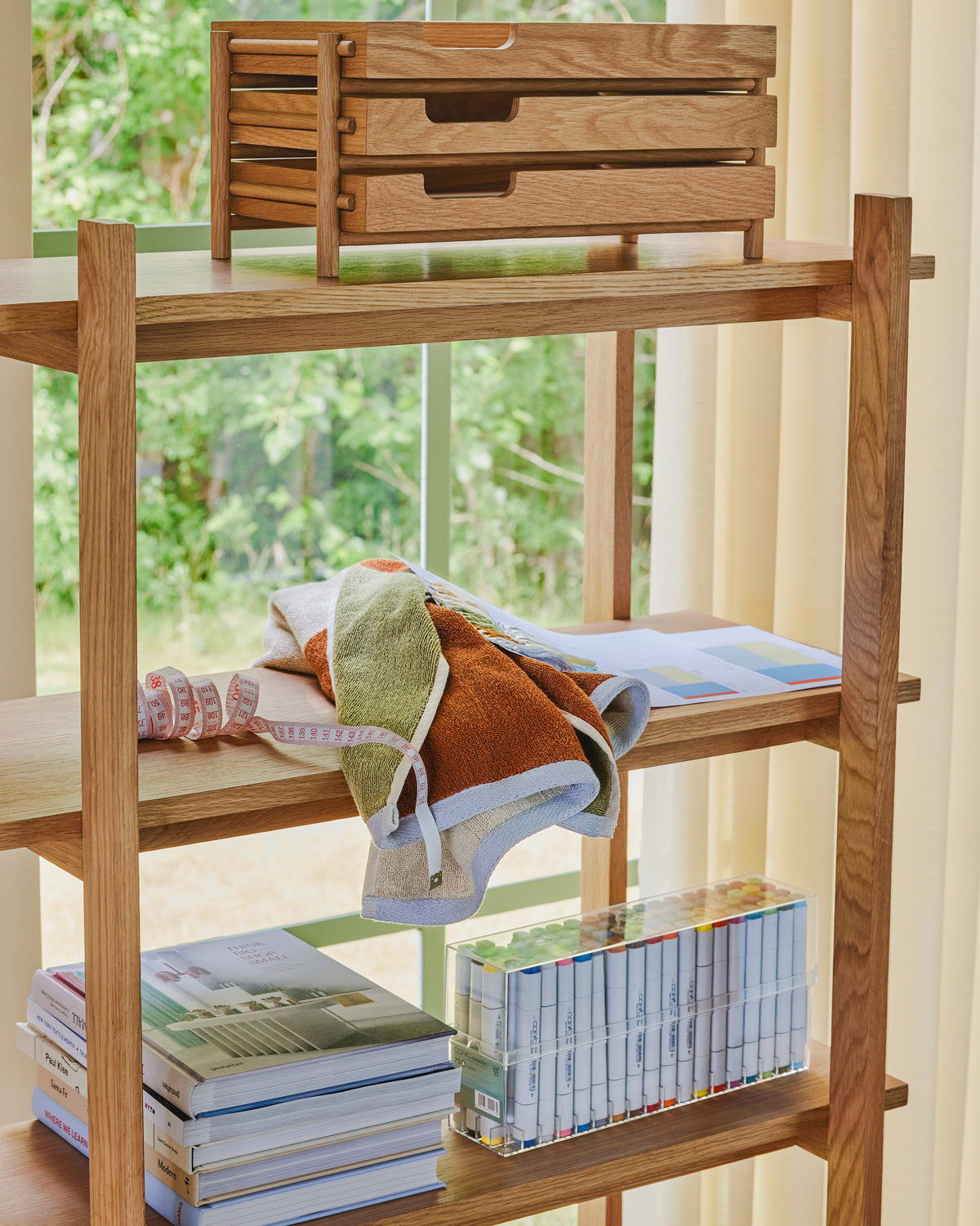 Epoch kirjahylly Natural - 80x39xh150cm