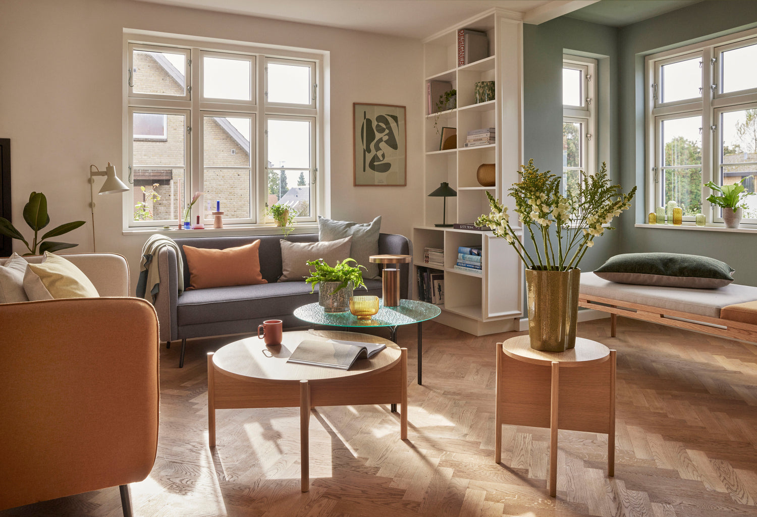 Heritage sohvapöytä Natural - ø86xh40cm