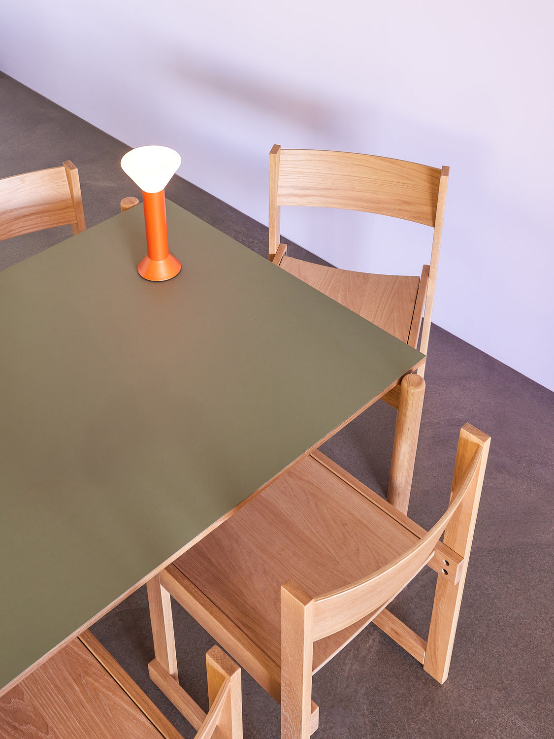 Vino ruokapöytä suorakaiteen muotoinen oliivinvihreä - 190x107xh75cm