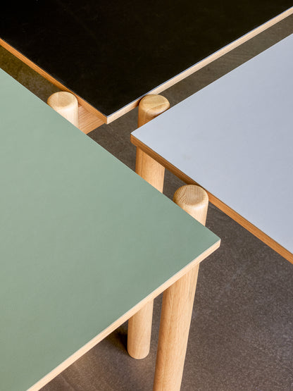 Vino ruokapöytä suorakaiteen muotoinen oliivinvihreä - 190x107xh75cm