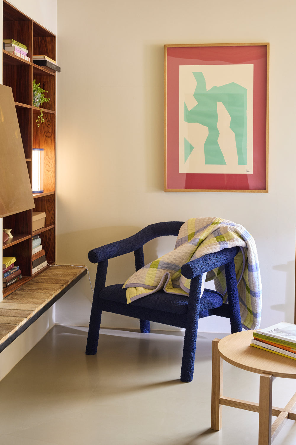 Neljä sohvapöytä Natural (2 kpl sarja) - ø68xh42cm, ø48xh55cm