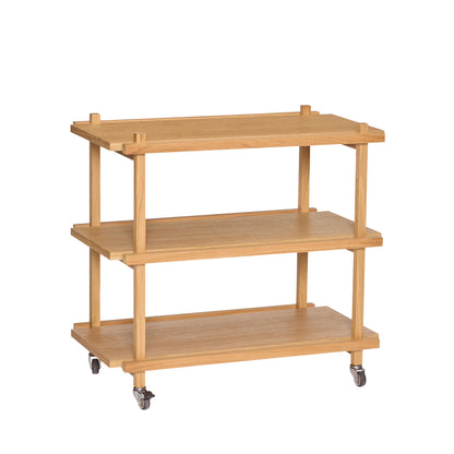 Crayon Rolling Pöytä Natural - 70x38xh70cm