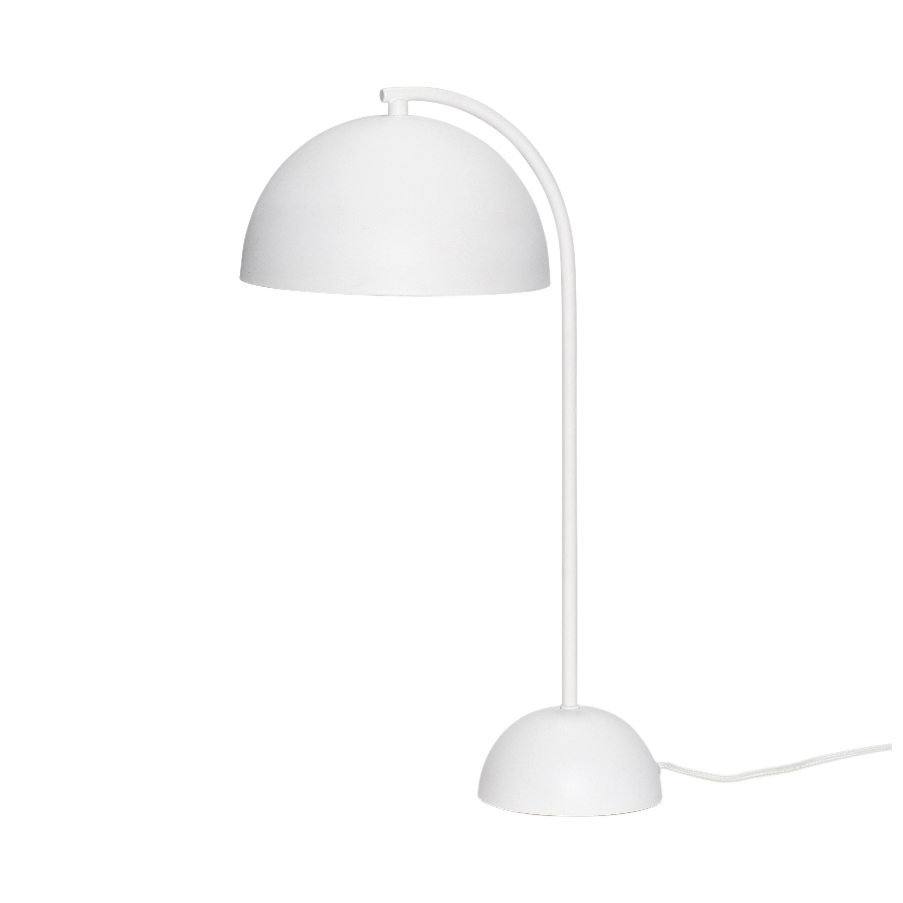 Muotopöytävalaisin valkoinen - Ø23xh48cm, E14/25W