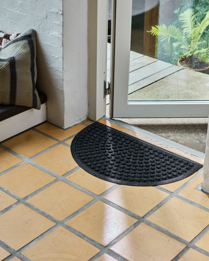 Ovimatto, HDEntry, puolipyöreä, musta