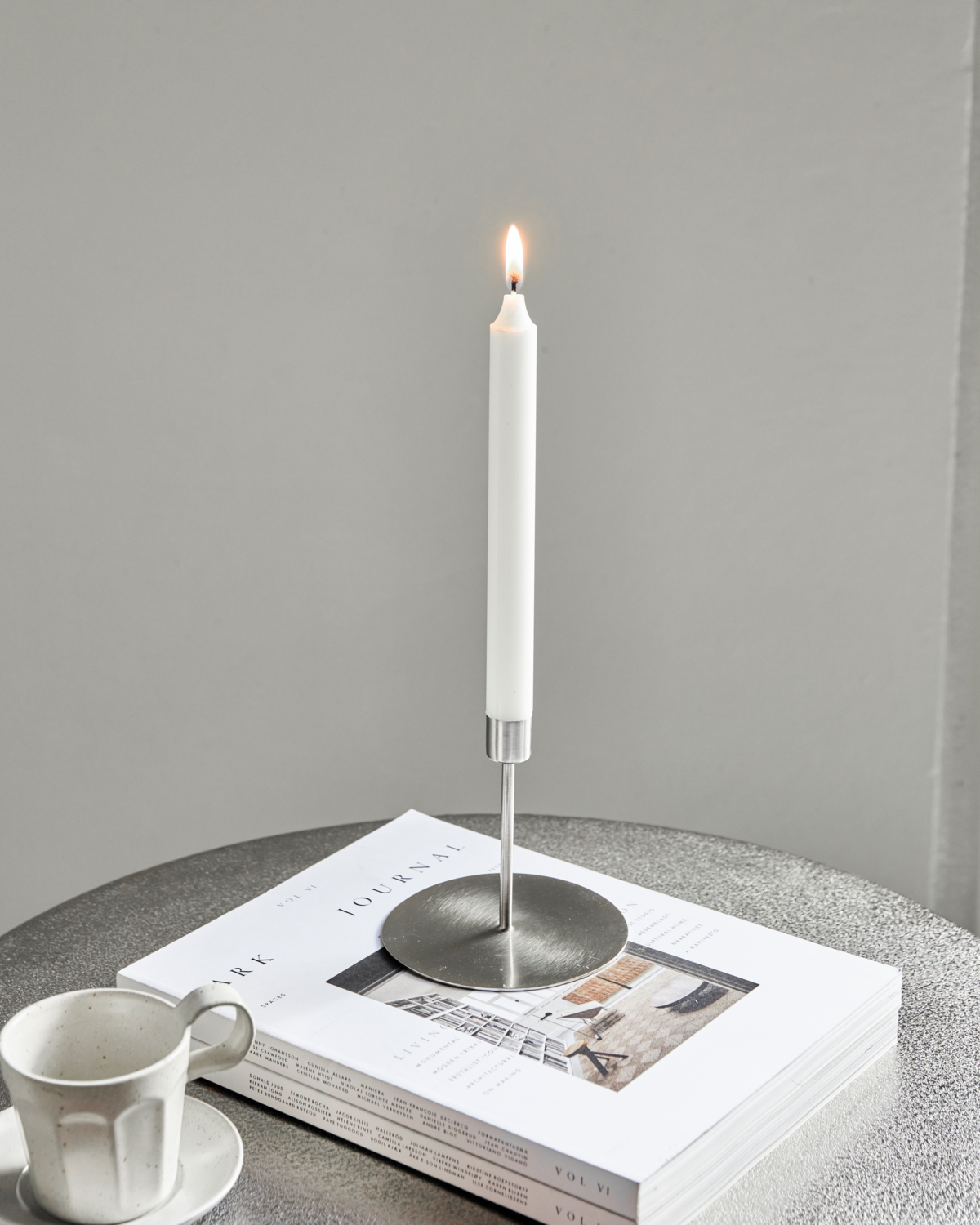 Kynttilänjalka, HDAnit, hopea viimeistely