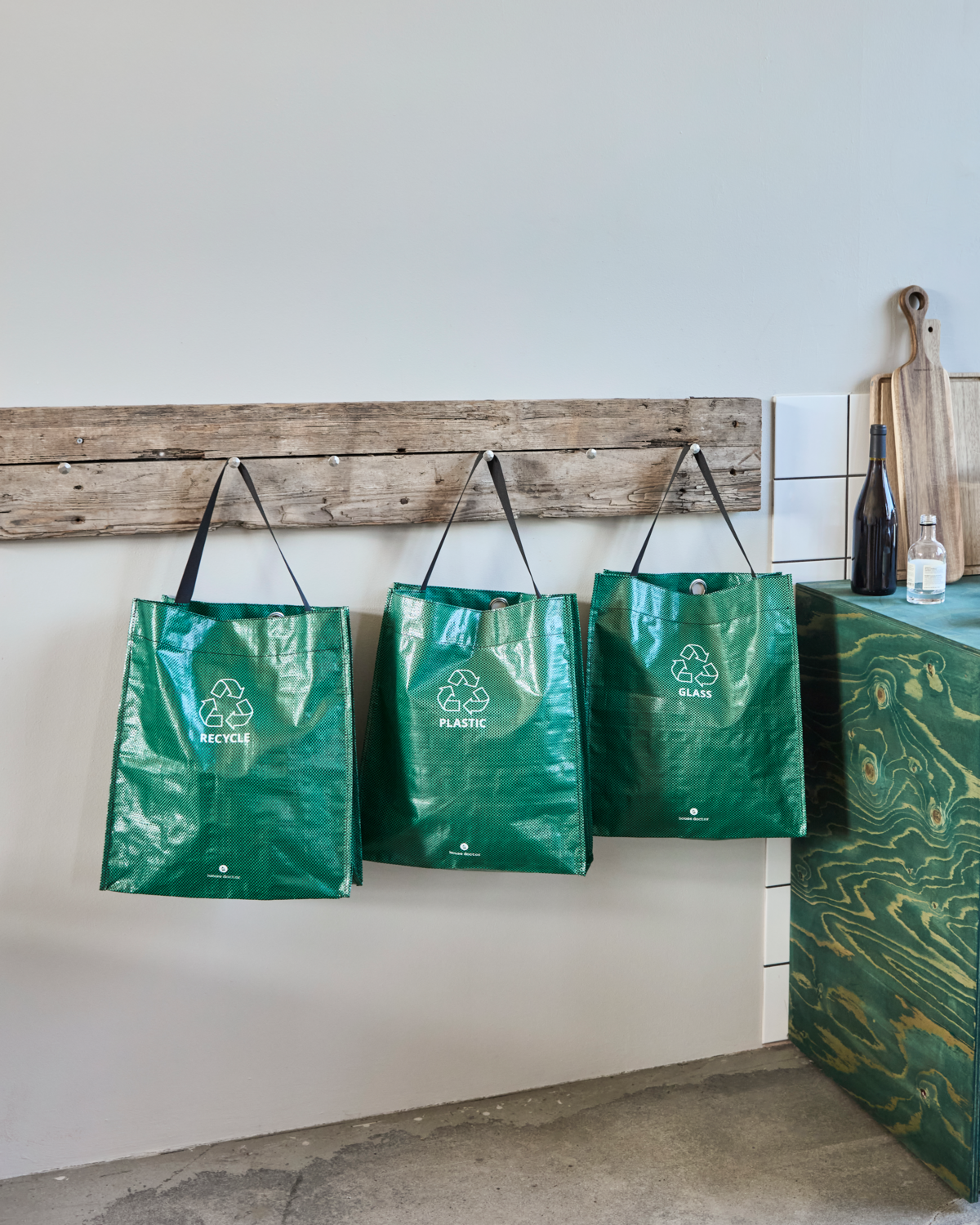 Laukku, HDRecycle, vihreä