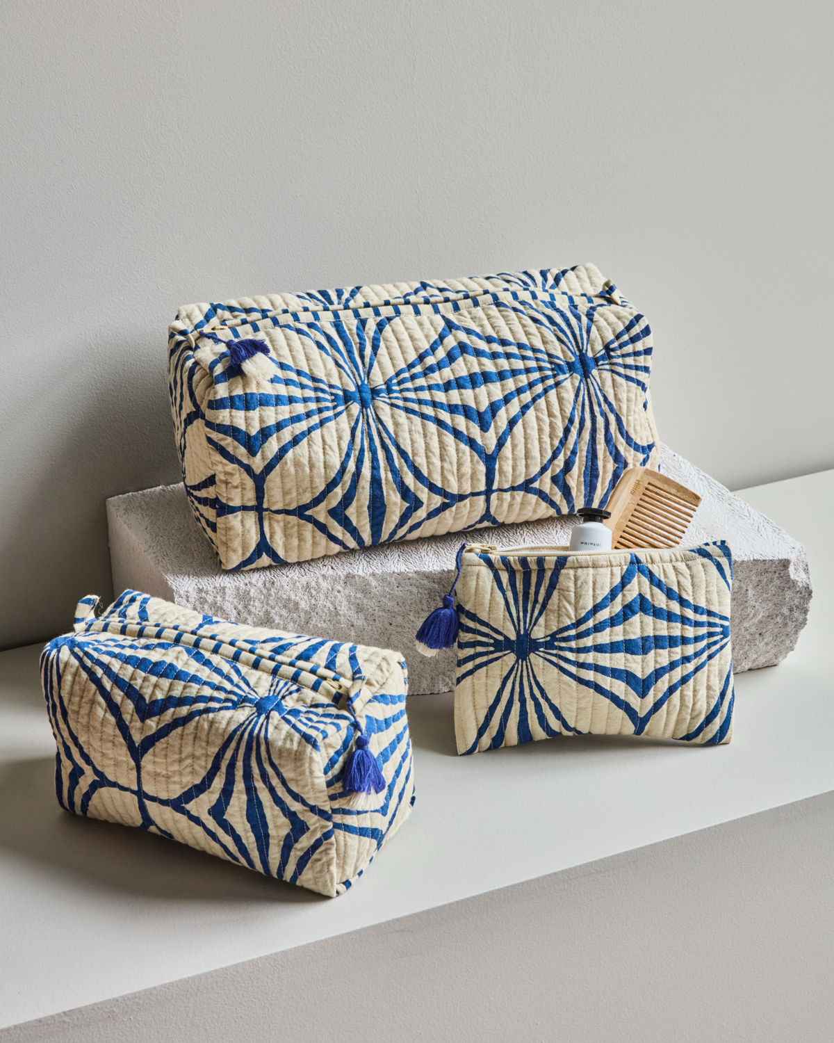 Toalettilaukku, HDCare, sininen