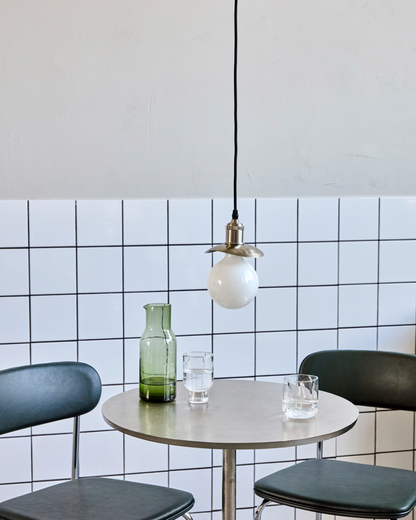 Lampunvarjostin, HD-hattu, harjattua hopeaa