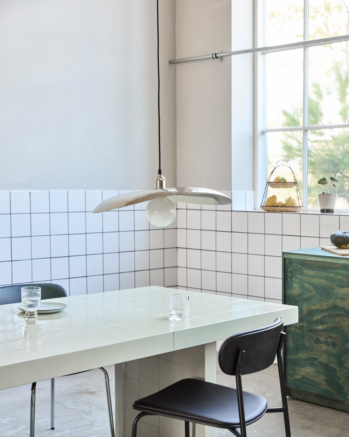 Lampunvarjostin, HD-hattu, harjattua hopeaa