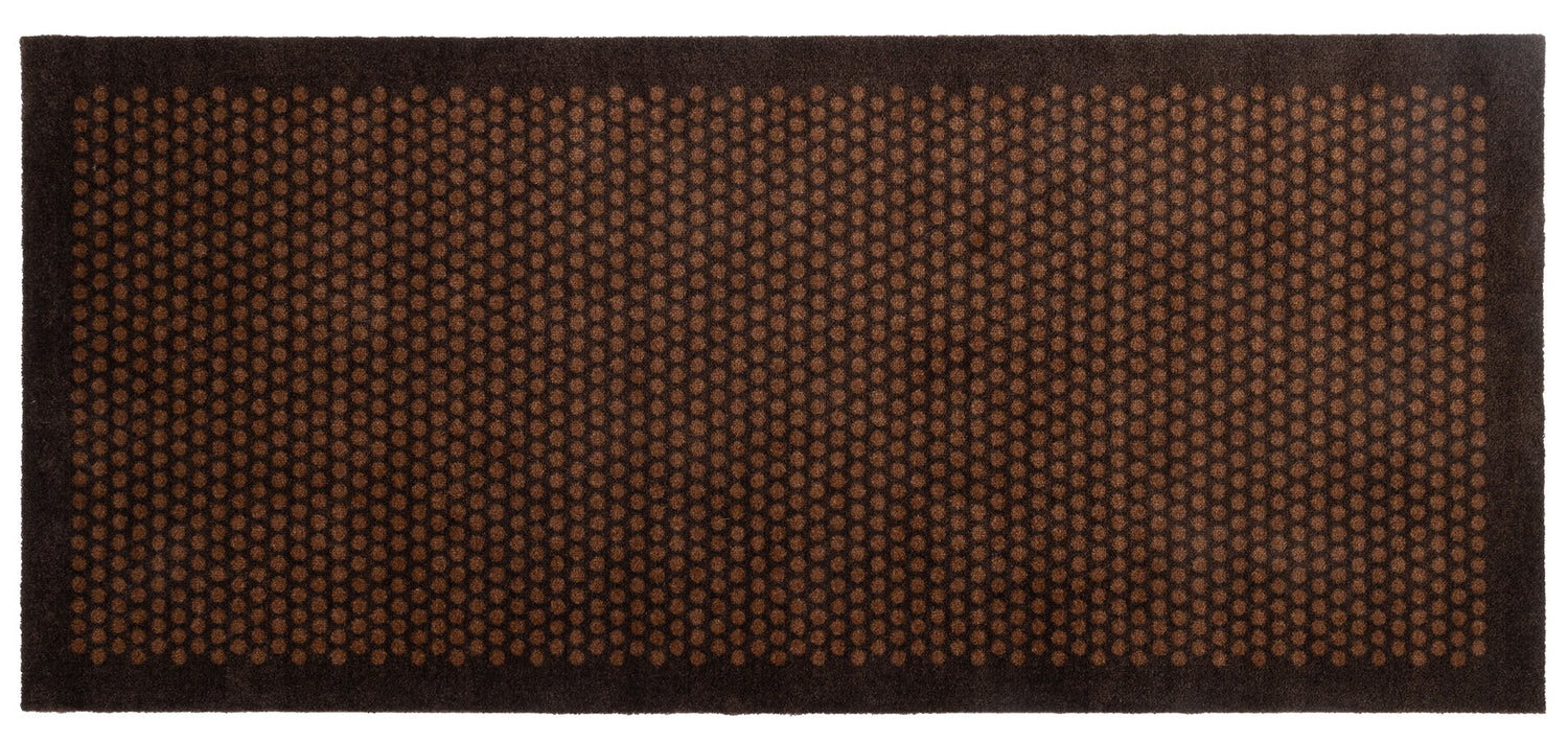 Uutiset - matto/oli 90 x 200 cm - dot/cognac -dark brown