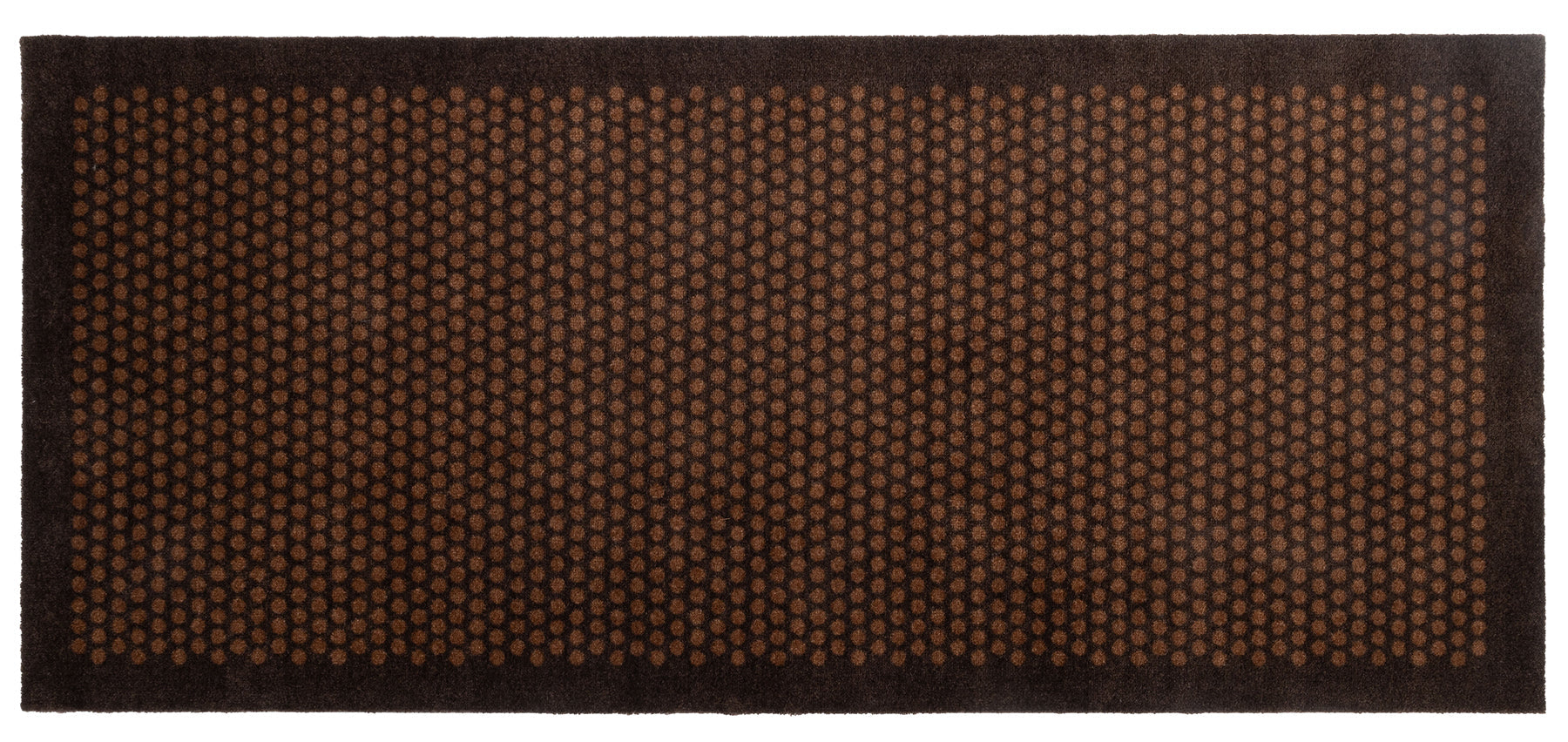 Uutiset - matto/oli 90 x 200 cm - dot/cognac -dark brown