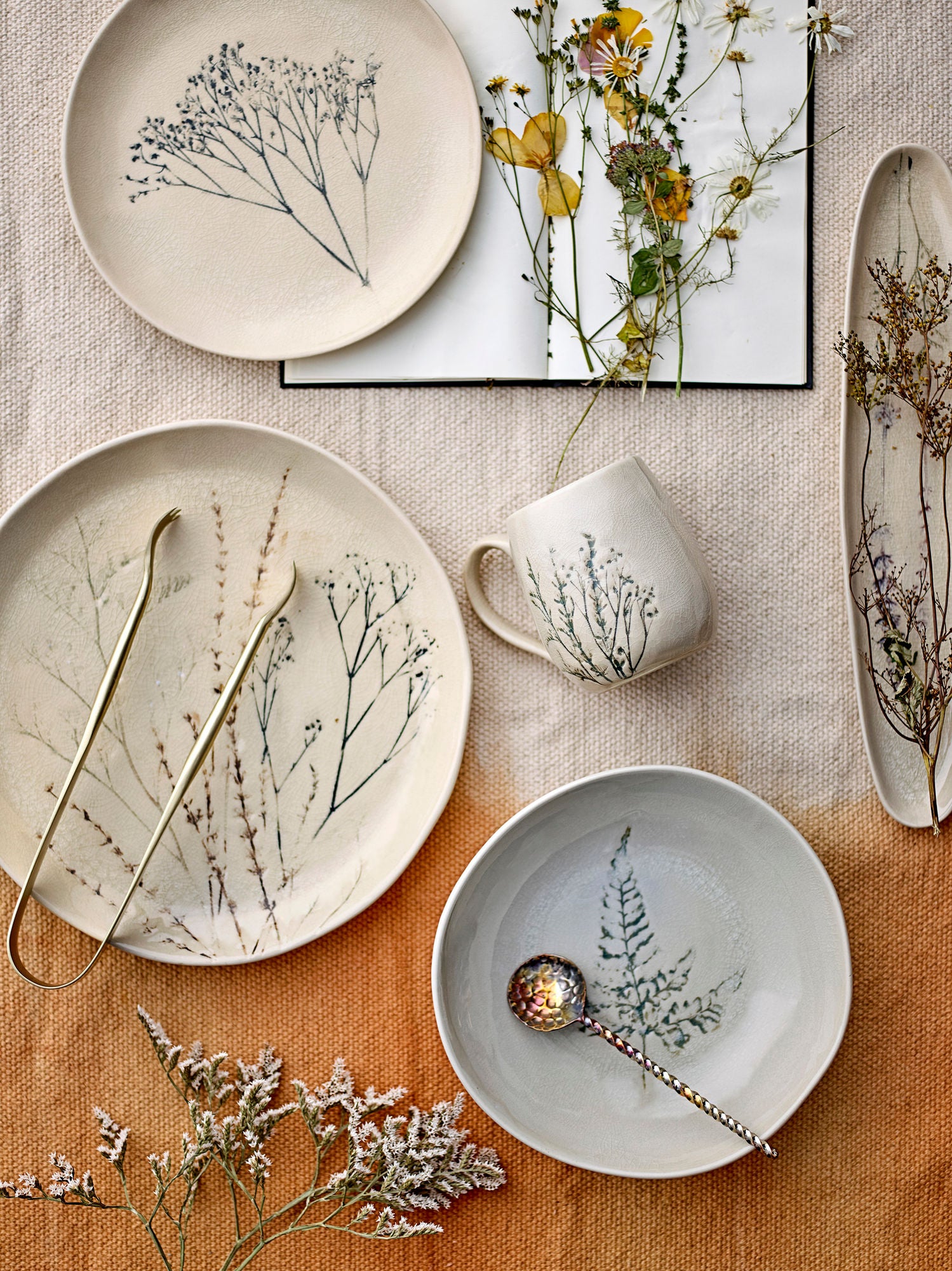 Bloomingville Bea Plate, Multip, Luonto, Stoneward