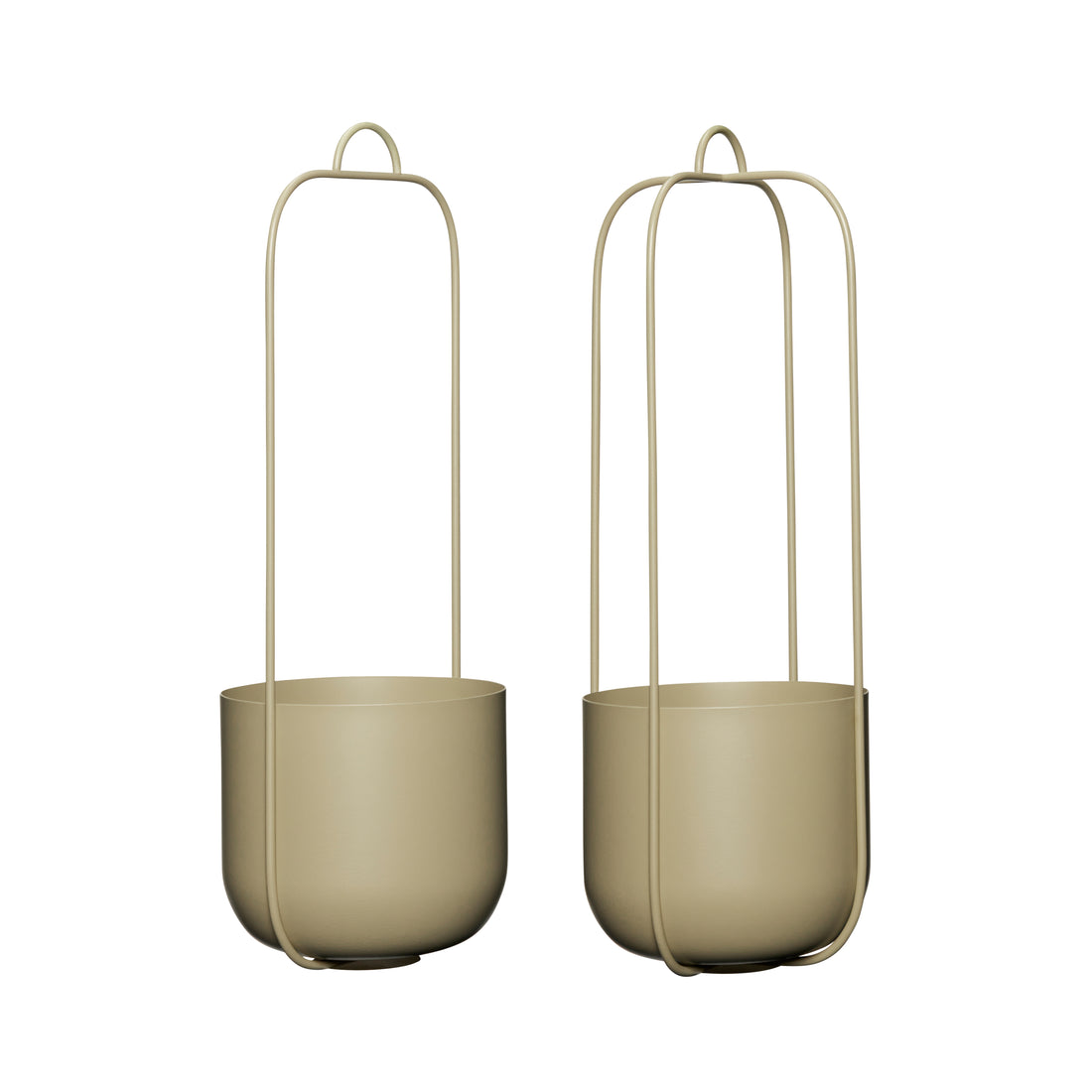 Lotus -roikkuu potti khaki (sarja 2) - Ø16xh44cm