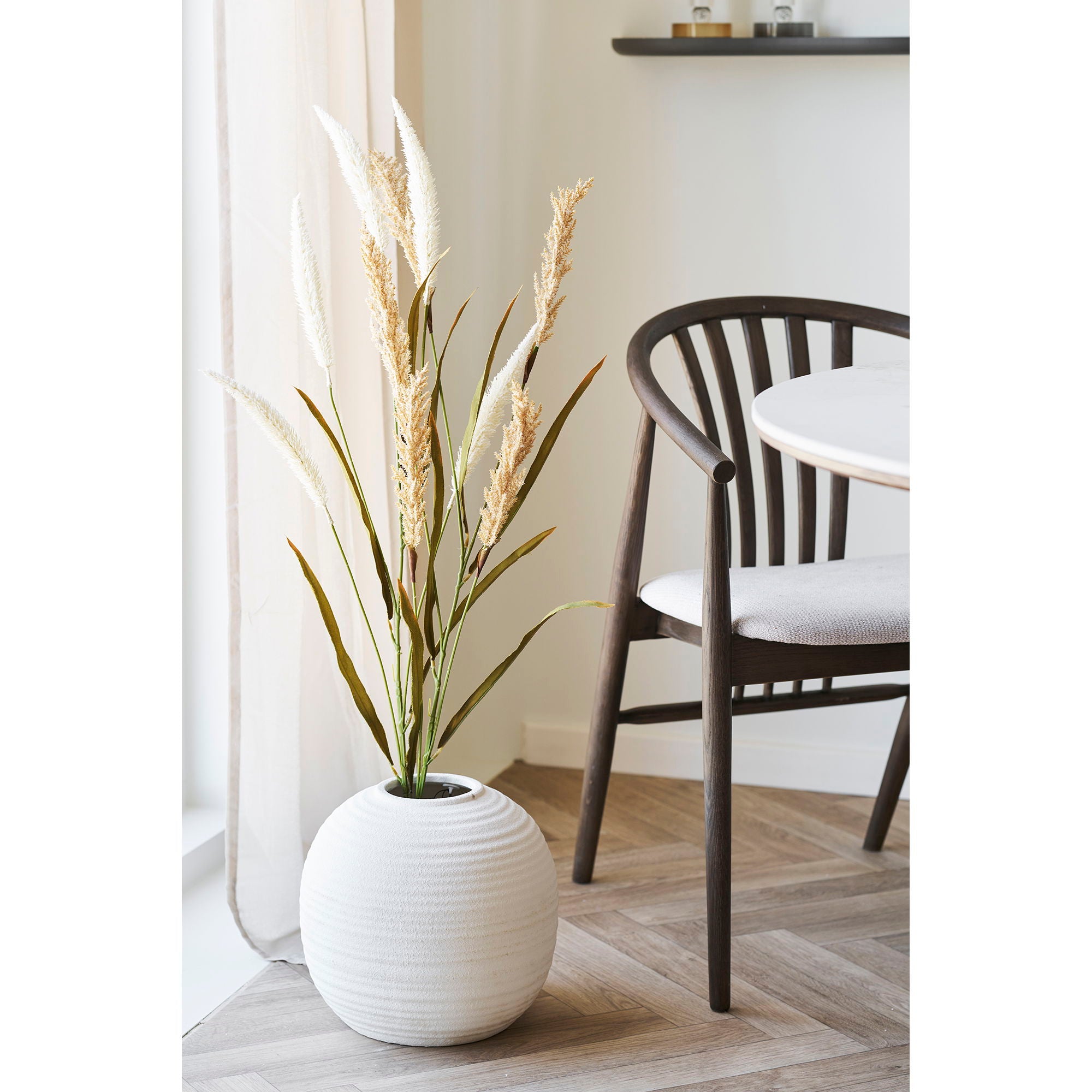 Dekon ruoho - Deko -ruoho, keinotekoinen, beige/hiekka, 2 varrta, H: 130 cm