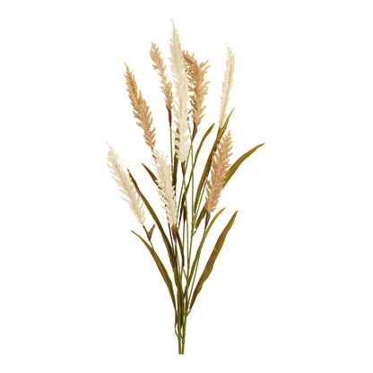 Dekon ruoho - Deko -ruoho, keinotekoinen, beige/hiekka, 2 varrta, H: 130 cm