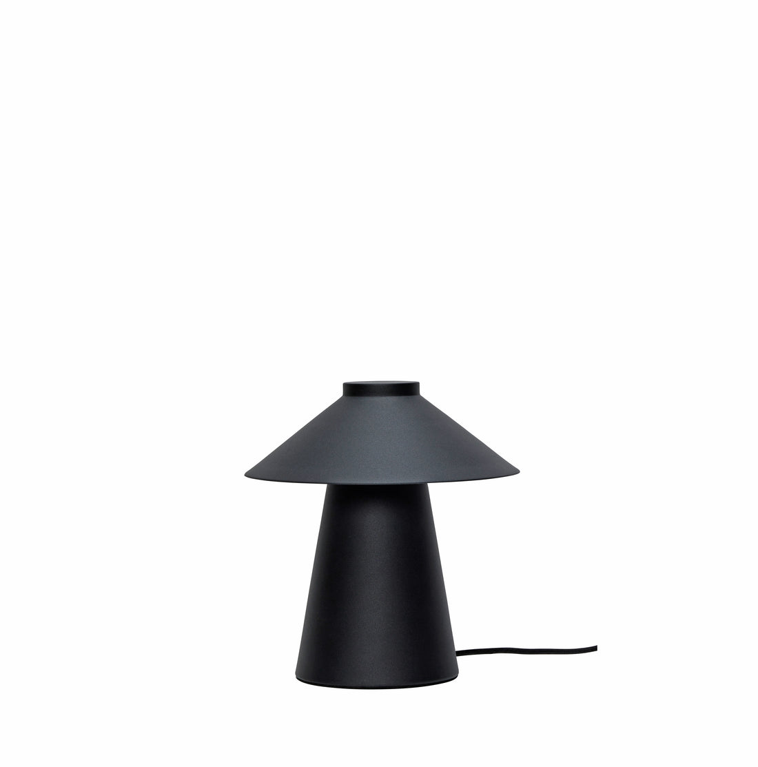 Hiirikkopöytävalaisin musta - Ø25xh26cm, e27
