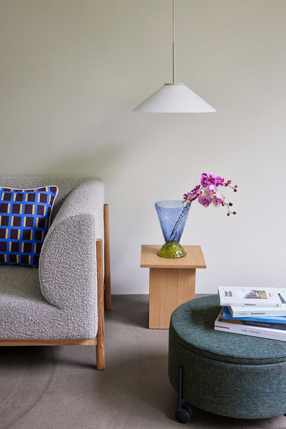 Kiinteä riipus valkoinen/hiekka - ø44xh34cm, E27