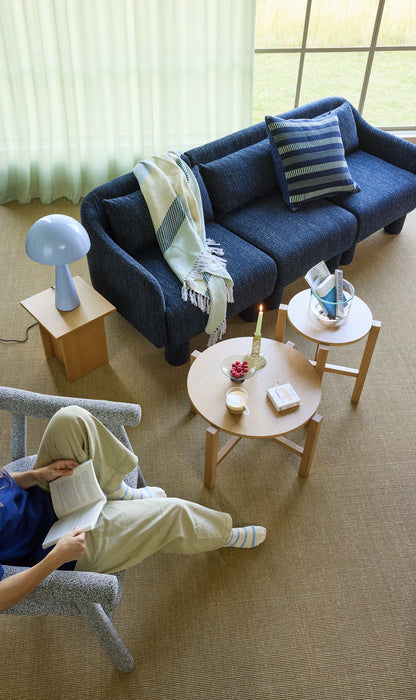 Mush-pöytävalaisin High Ice Blue - ø30xh50cm