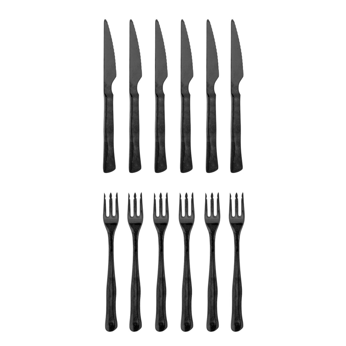 Bloomingville Ollin Grill -käyttölaitteet, multip, musta, ruostumaton teräs