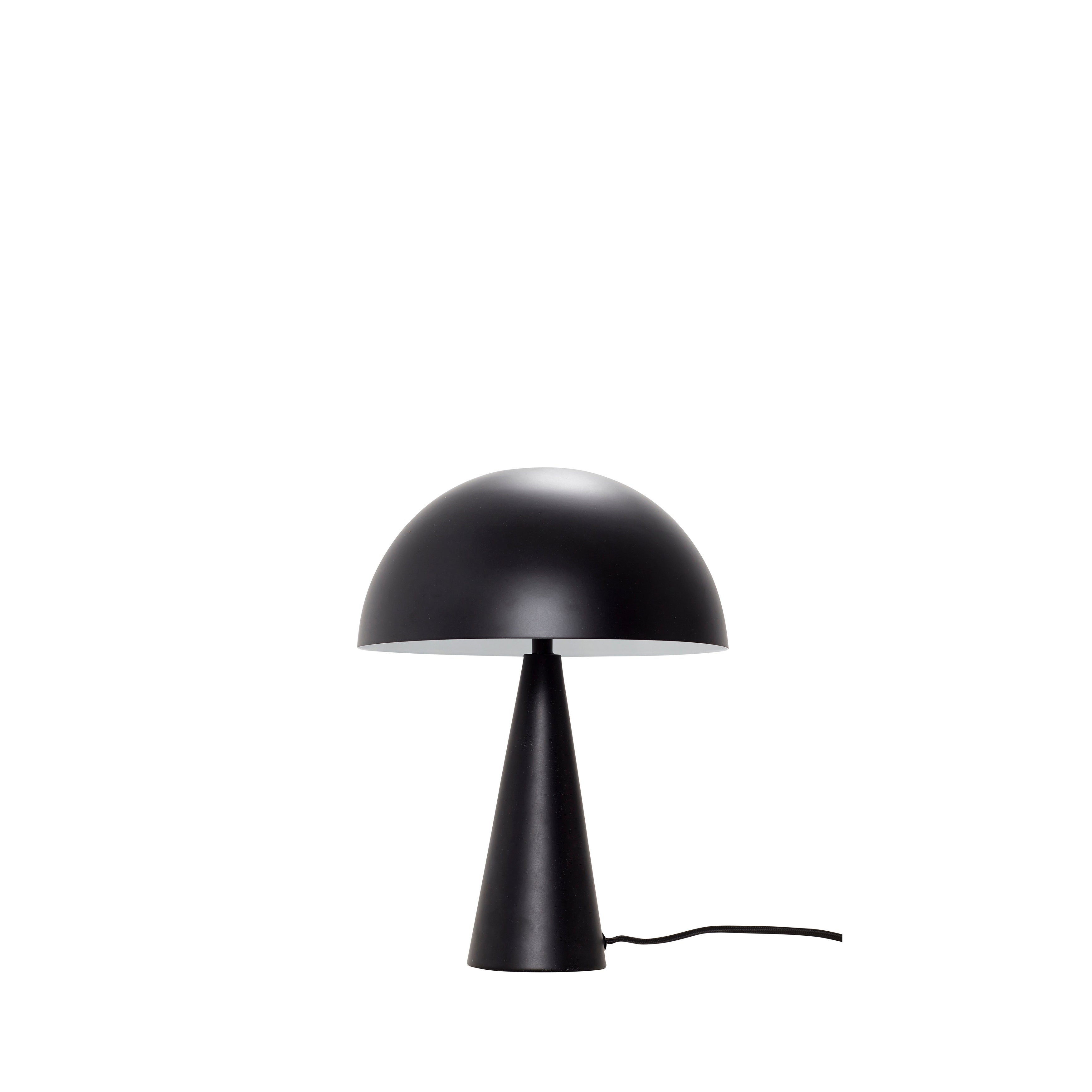 Mush Pöytävalaisin mini musta - Ø25xh33cm