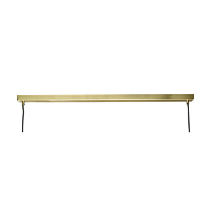 Kahdesti riipus messinkiväri - 86xh40cm, E27/40W