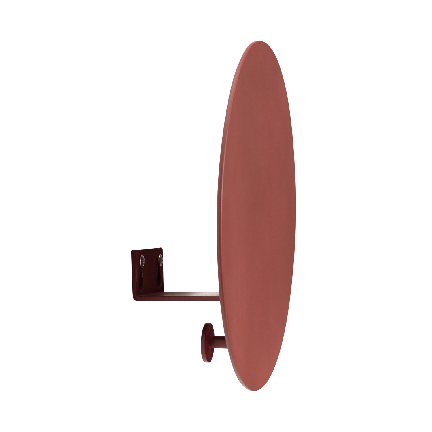 Kaksinkertainen lipaspidike koukulla Punainen - ø22x8cm