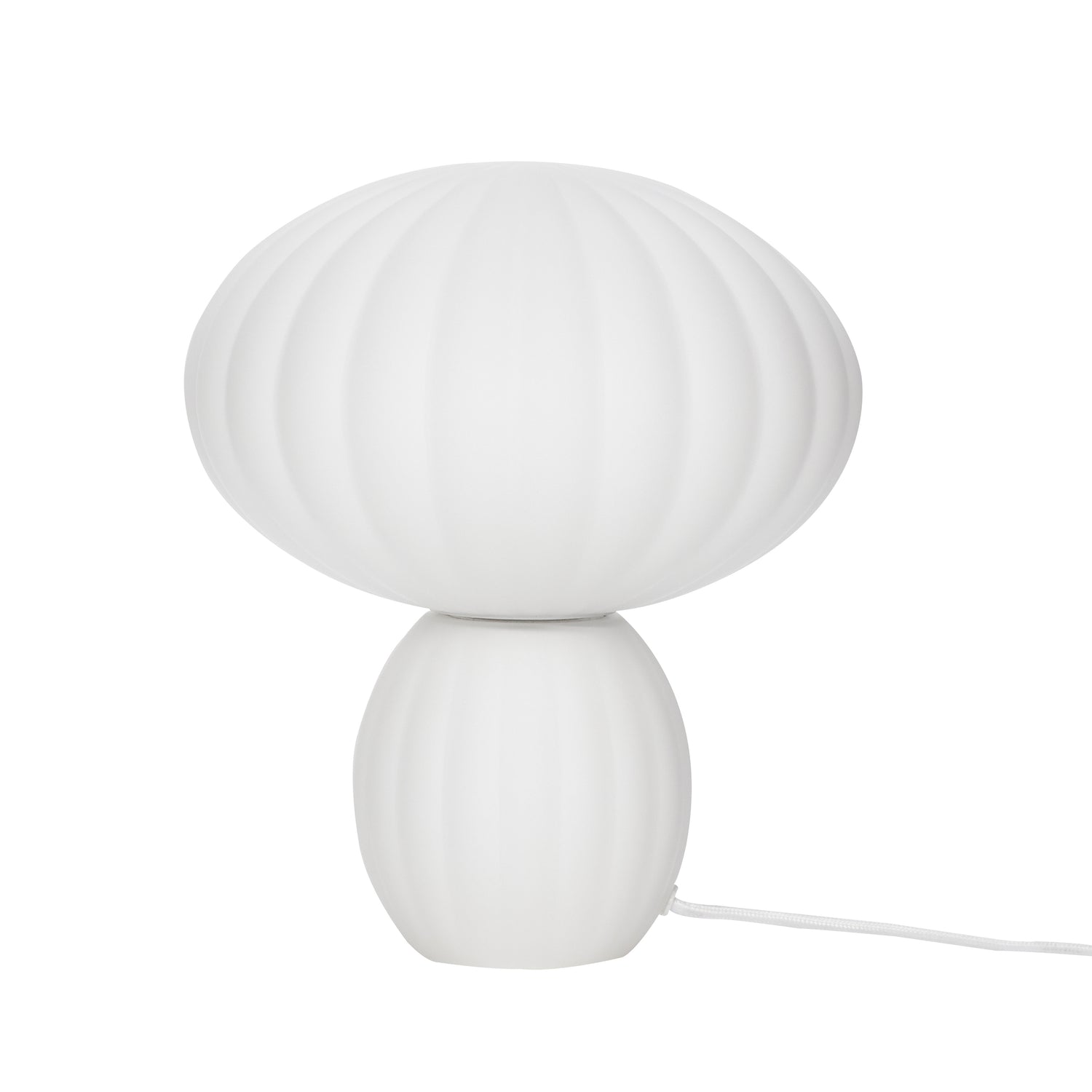 Kumu -pöytävalaisin valkoinen - Ø23xh28cm